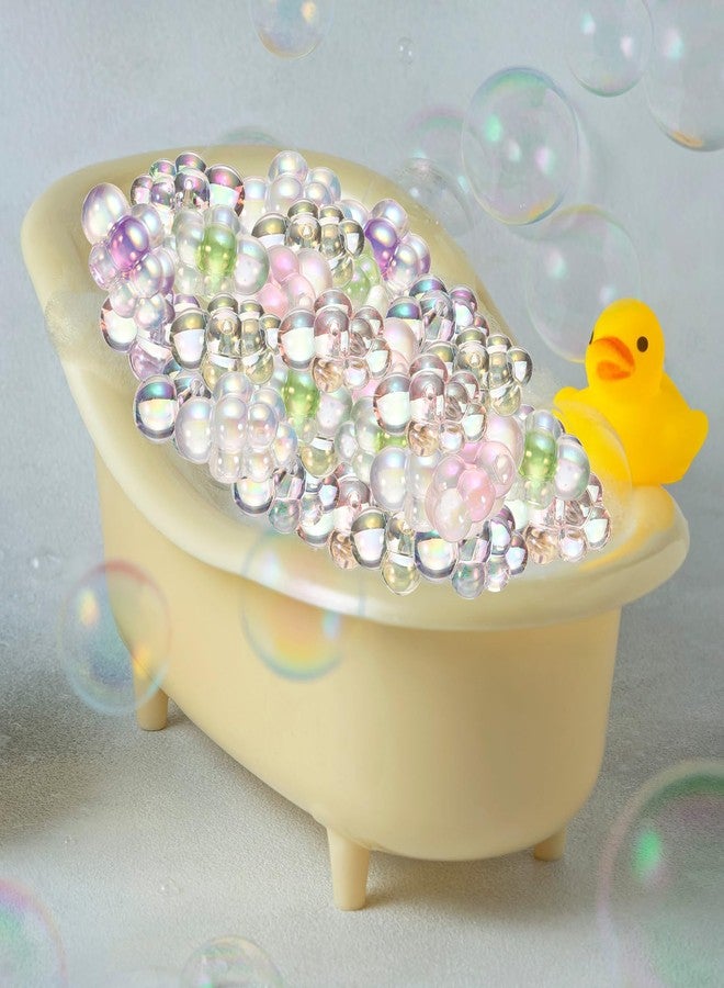 CoCud Bubble Clusters for Miniature Dollhouse Bathtub, 1:16 Scale Acrylic Light Pink Bubbles - (Applications: for DIY Craft, Fairy Beach Decor), 5-Piece - Image 3